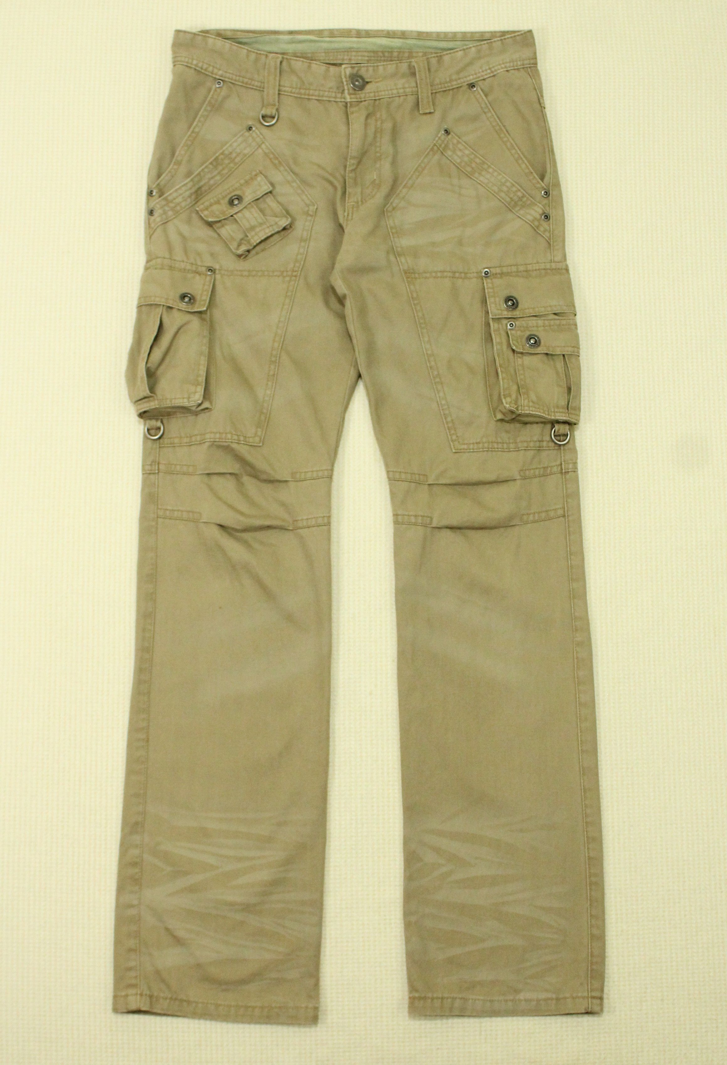 In The Attic Japan Multi Pockets 🔥 IN THE ATTIC Utility Pants Cargos Size US 31 - 16 Thumbnail