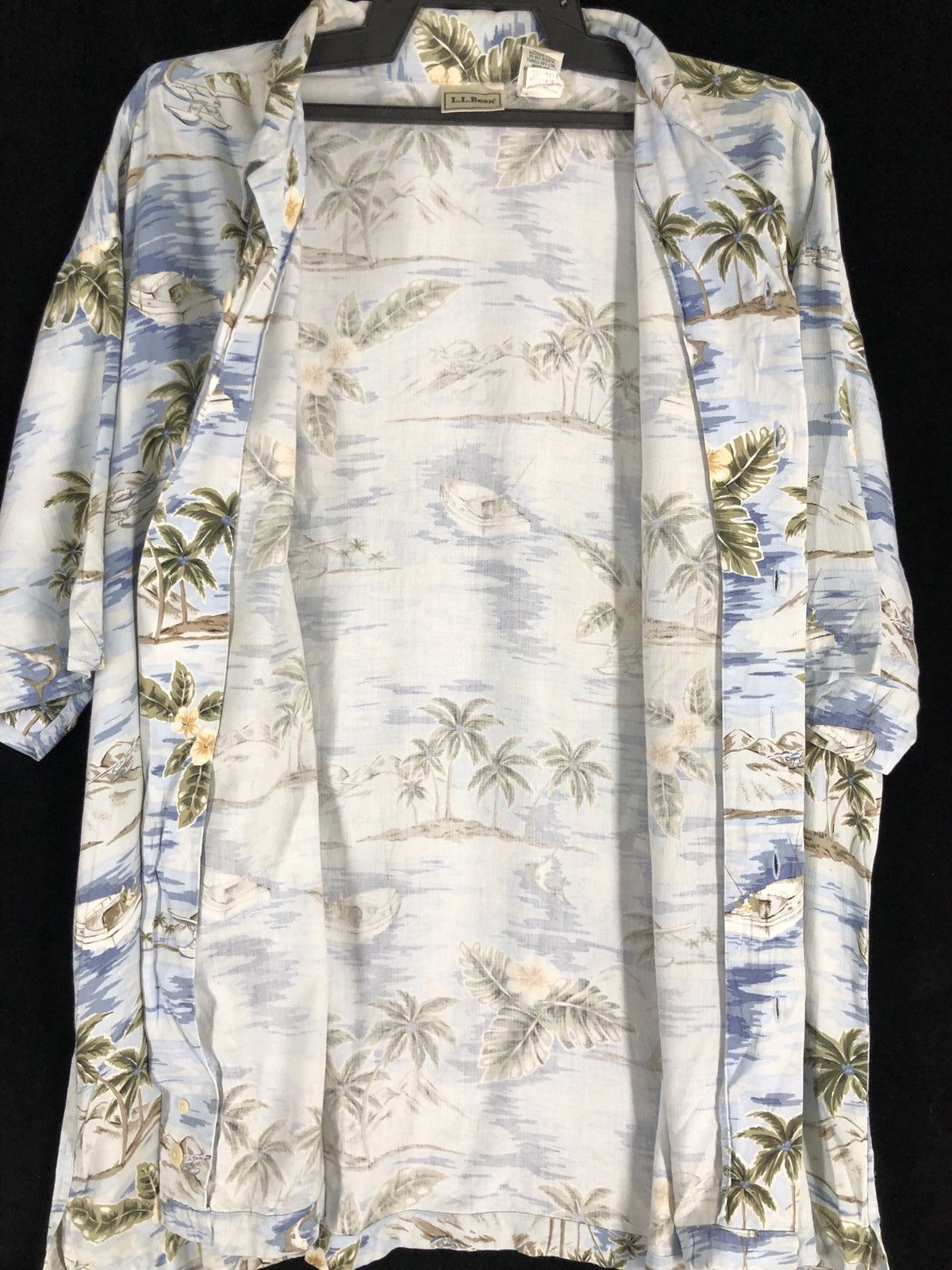 L.L. Bean × Vintage Vintage LL Bean Hawaiian Shortsleeve Button Ups Fullprint Size US L / EU 52-54 / 3 - 5 Thumbnail