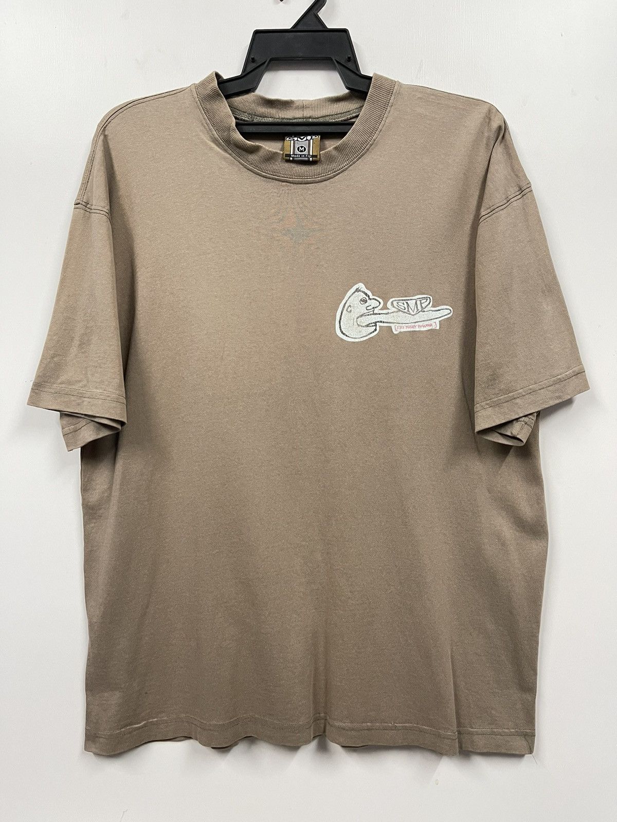 Vintage Vintage Distressed 90s SMP Sex Money Power Skateboard Shirt |  Grailed