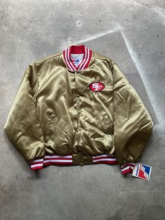 San Francisco 49ers Vintage 80s Wilson Satin Bomber Jacket Nfl