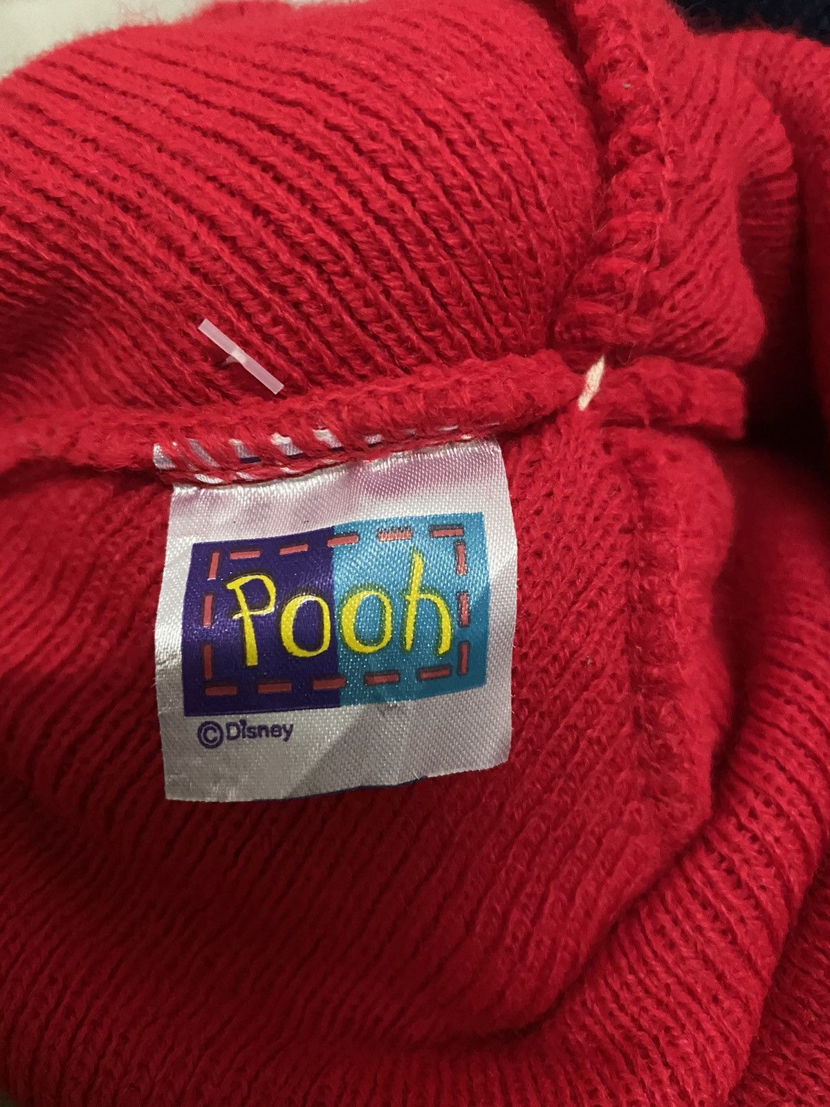 Cartoon Network × Disney × Vintage Vintage Pooh Disney Cartoon Beanie Hat Size ONE SIZE - 4 Thumbnail
