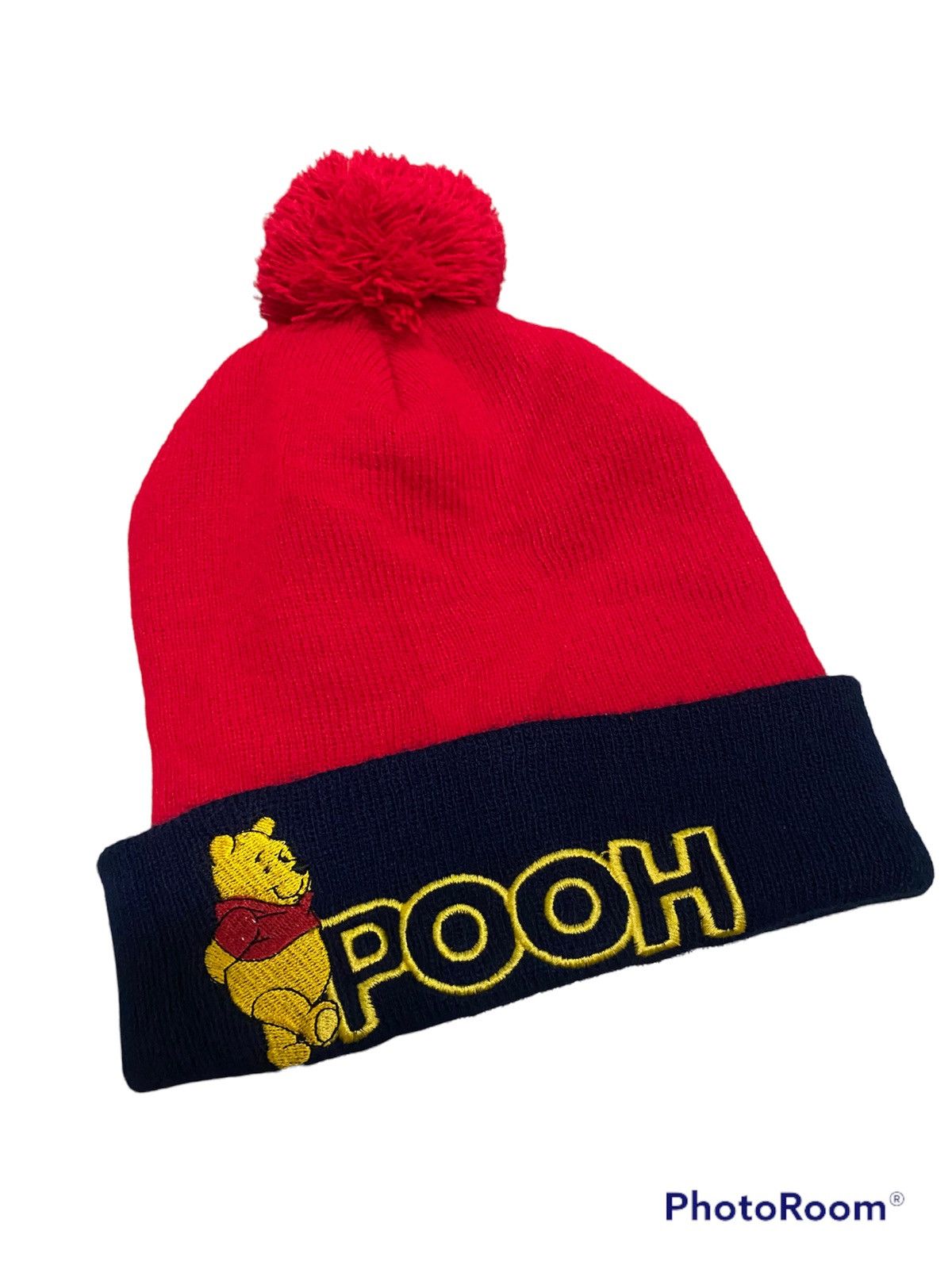 Cartoon Network × Disney × Vintage Vintage Pooh Disney Cartoon Beanie Hat Size ONE SIZE - 2 Thumbnail