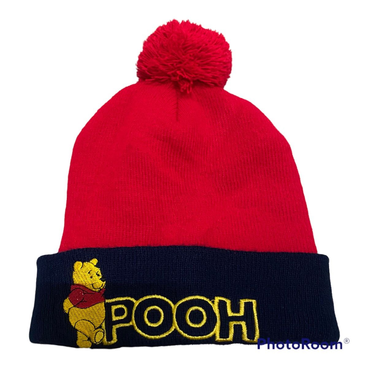 Cartoon Network × Disney × Vintage Vintage Pooh Disney Cartoon Beanie Hat Size ONE SIZE - 1 Thumbnail