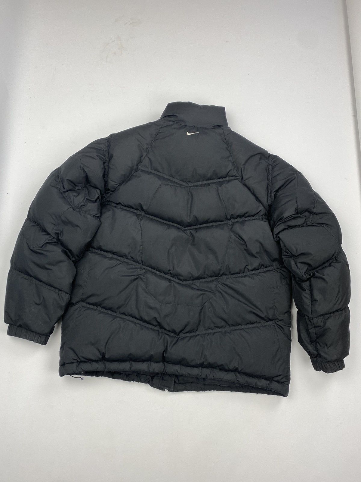 Nike 🥷Vintage Y2K Nike Small Swoosh Down Puffer Jacket Size US XL / EU 56 / 4 - 3 Thumbnail