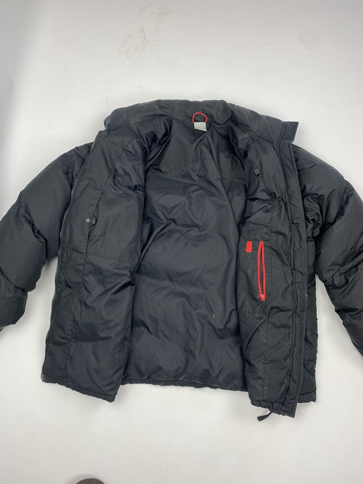 Nike 🥷Vintage Y2K Nike Small Swoosh Down Puffer Jacket Size US XL / EU 56 / 4 - 9 Thumbnail
