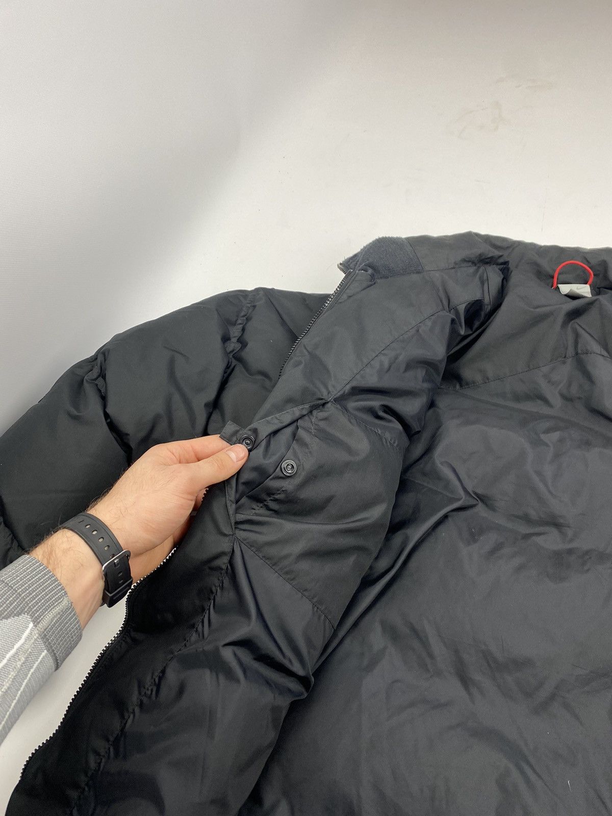 Nike 🥷Vintage Y2K Nike Small Swoosh Down Puffer Jacket Size US XL / EU 56 / 4 - 11 Thumbnail