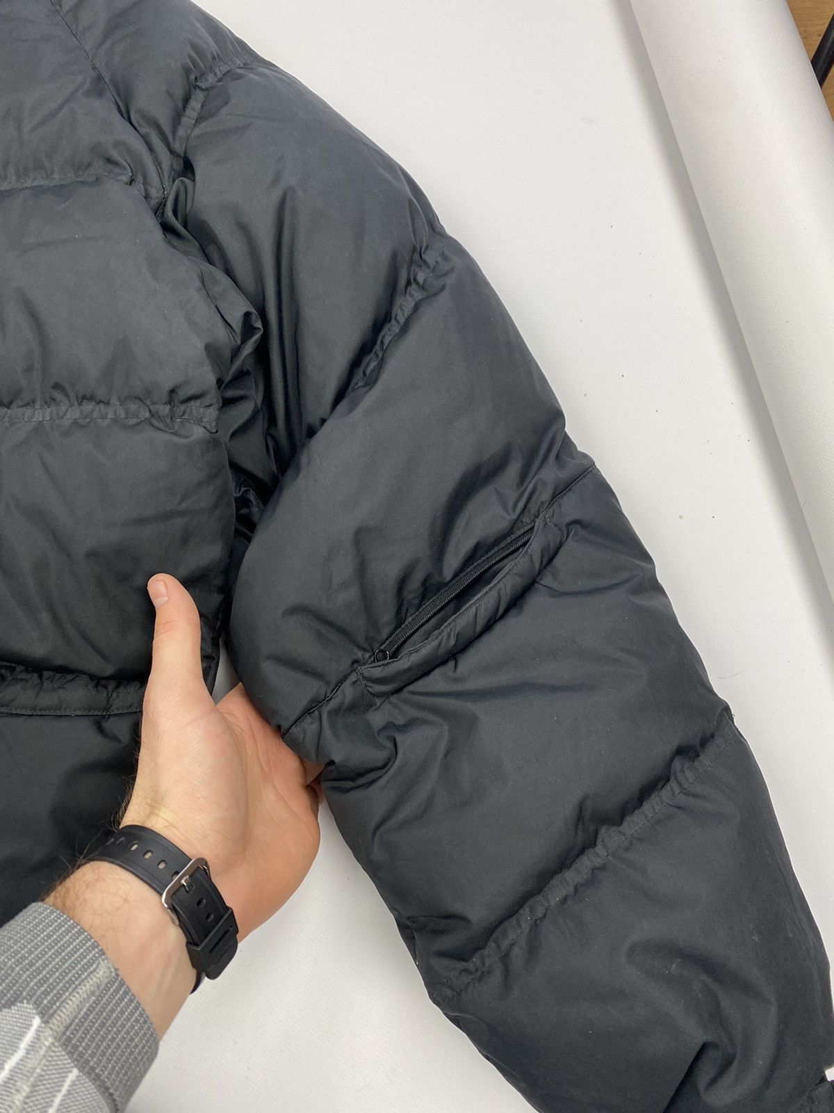 Nike 🥷Vintage Y2K Nike Small Swoosh Down Puffer Jacket Size US XL / EU 56 / 4 - 7 Thumbnail