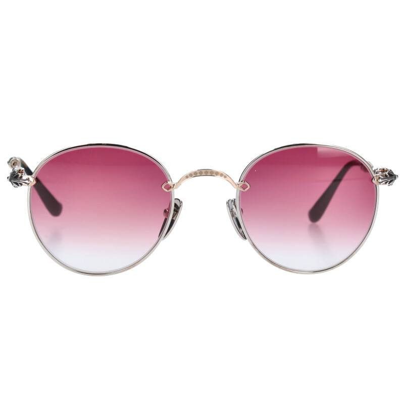image of Chrome Hearts Bubba-A Sunglasses in Silver, Men's