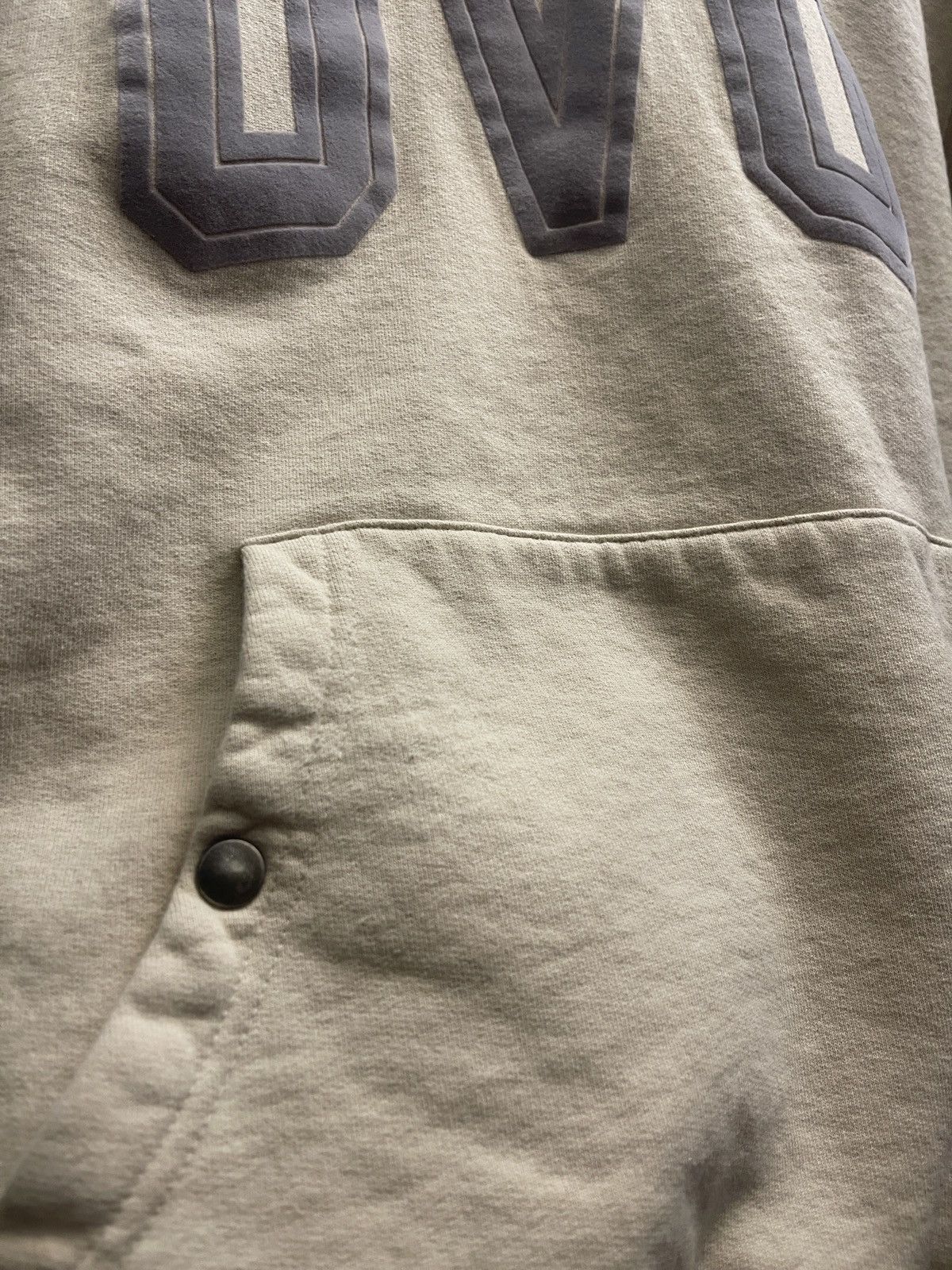 October's Very Own OVO OCTOBERS VERY OWN FLEECE SNAP HOODIE STONE HEAVYWEIGHT L Size US L / EU 52-54 / 3 - 8 Thumbnail