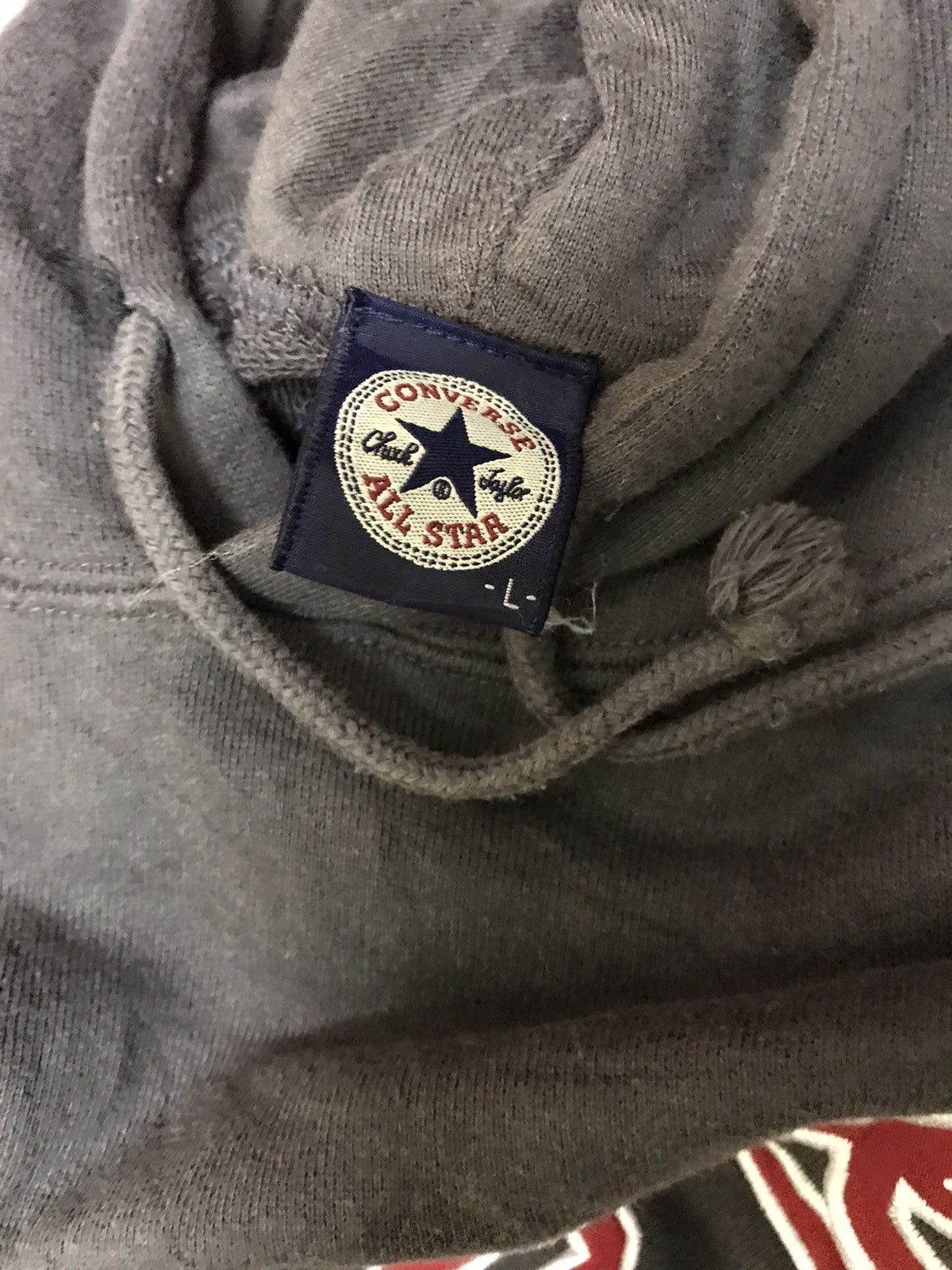Converse Vintage Converse Hoodie Big Spellout Size US L / EU 52-54 / 3 - 7 Thumbnail