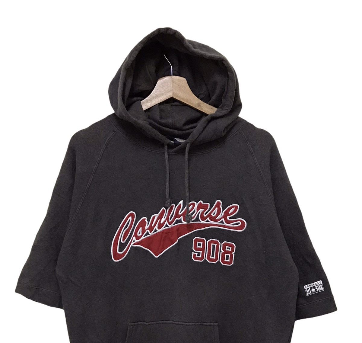 Converse Vintage Converse Hoodie Big Spellout Size US L / EU 52-54 / 3 - 2 Thumbnail