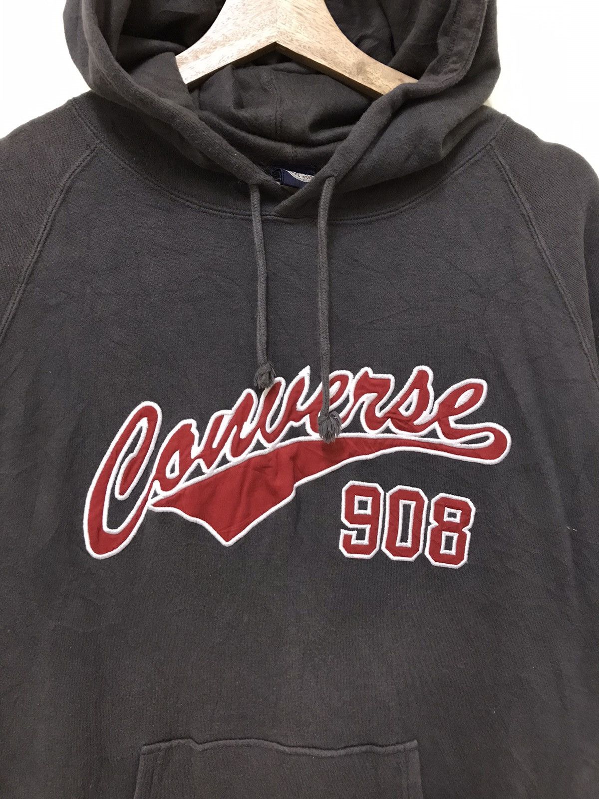 Converse Vintage Converse Hoodie Big Spellout Size US L / EU 52-54 / 3 - 6 Thumbnail
