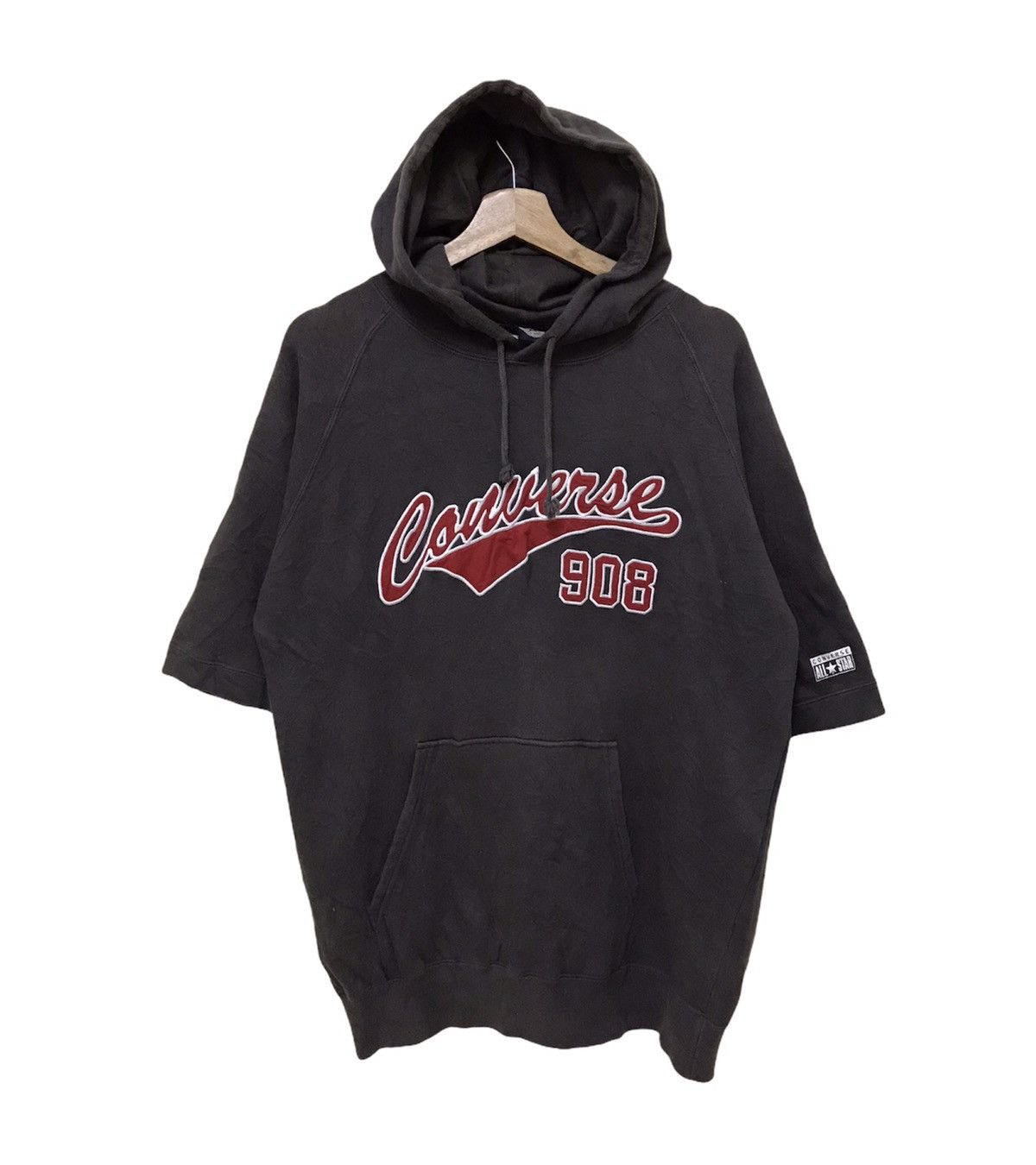 Converse Vintage Converse Hoodie Big Spellout Size US L / EU 52-54 / 3 - 1 Thumbnail