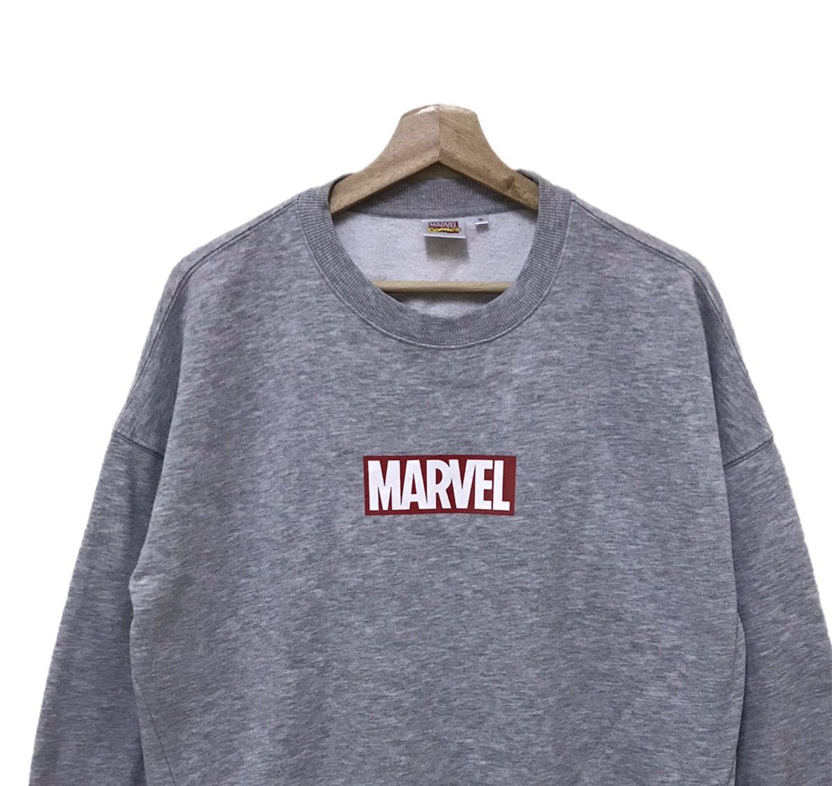 DC Comics × Marvel Comics Vintage Marvel Sweatshirt Box Logo Crewneck Size US XL / EU 56 / 4 - 2 Thumbnail