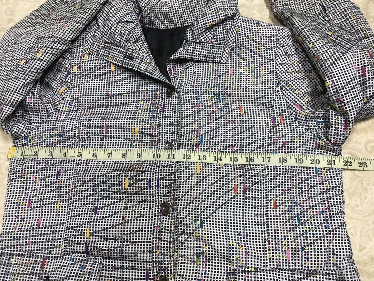 Japanese Brand Elagance Fashion Cheked Multi Colour Art Design Style Size US L / EU 52-54 / 3 - 11 Thumbnail