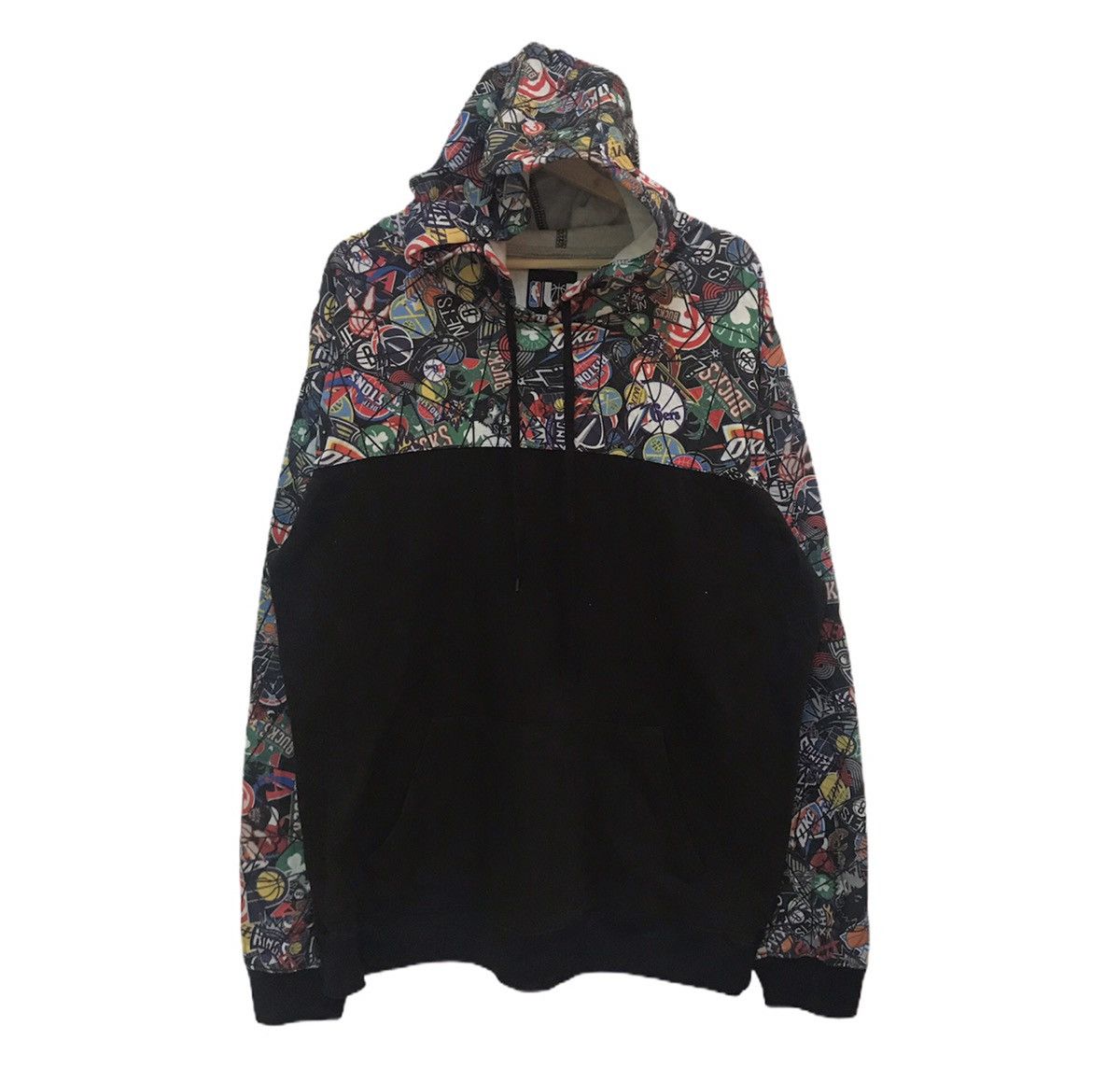 Japanese Brand × NBA × Vintage Vintage NBA HOODIE Sweatshirt Full Print Size US XXL / EU 58 / 5 - 1 Thumbnail