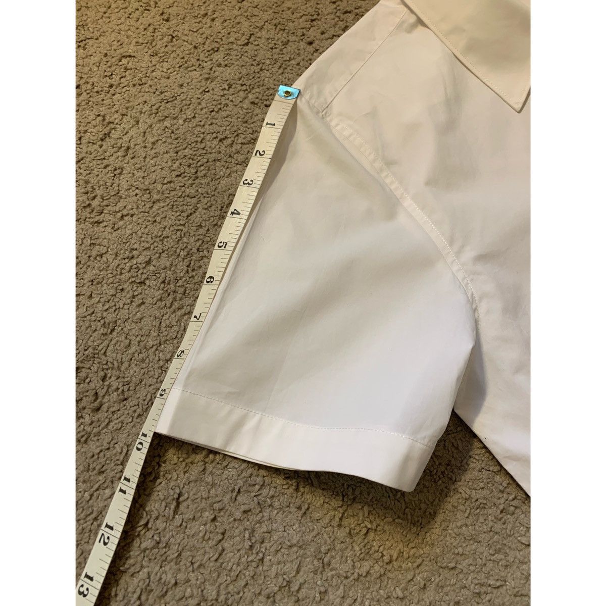 Helmut Lang HELMUT LANG LOGO SS WHITE SHIRT Size US M / EU 48-50 / 2 - 18 Thumbnail