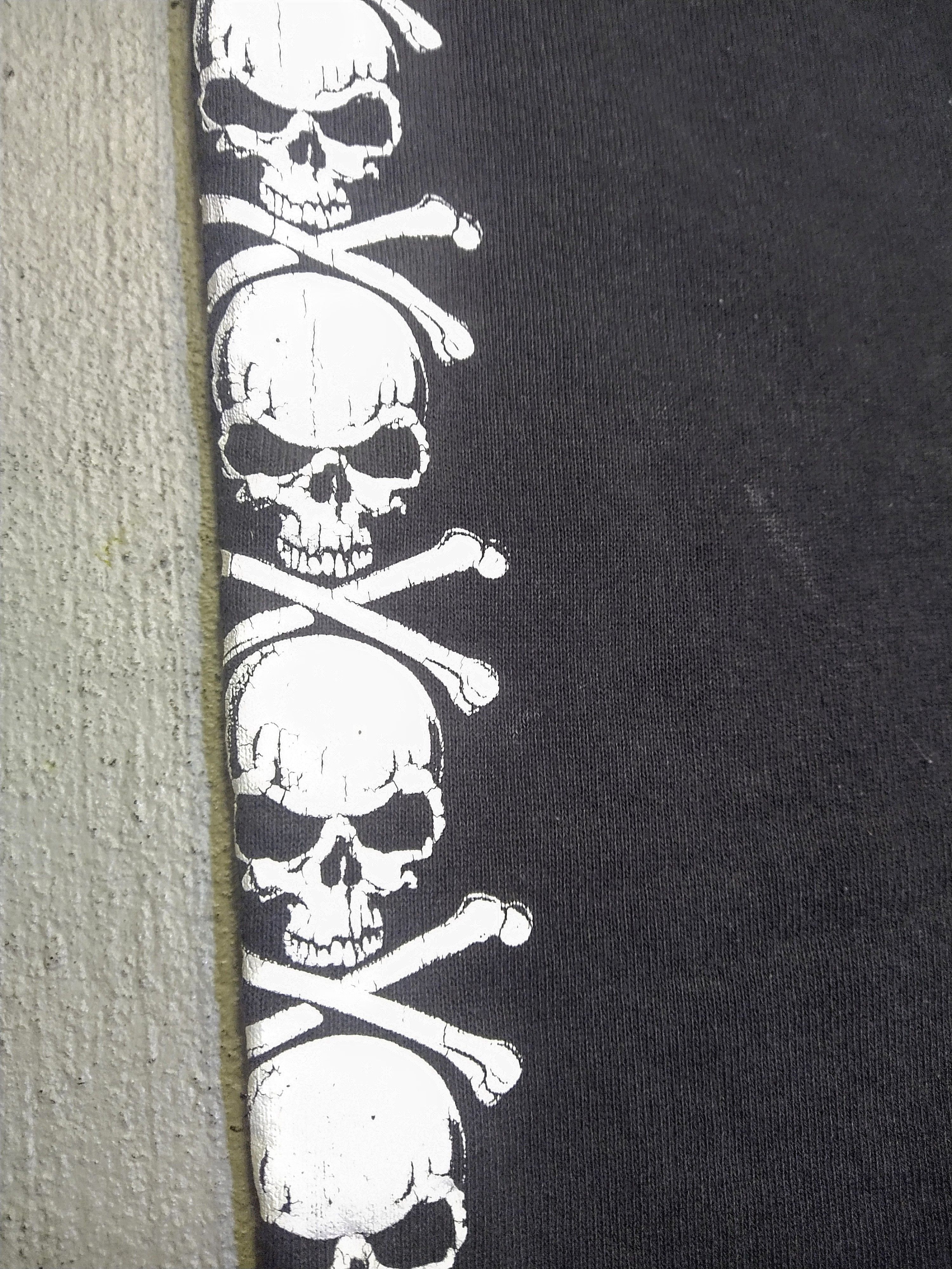 Fashion Victim × Vintage Vintage Fashion Victim Sweatpants Size Large Black Skull 90s Size US 36 / EU 52 - 6 Thumbnail