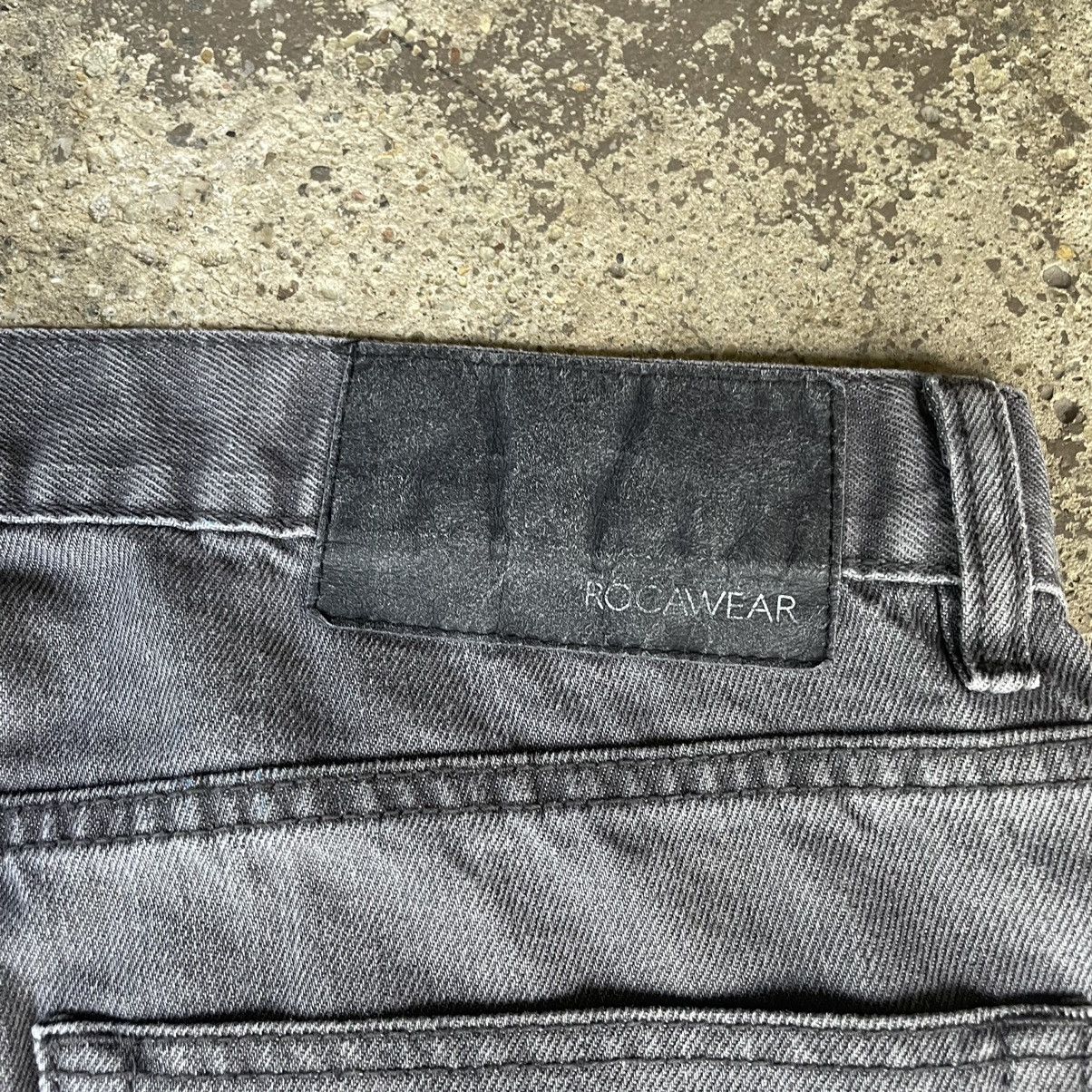 JNCO × Rocawear × Vintage BAGGY VINTAGE Y2K ROCAWEAR GREY DENIM ESSENTIAL JEANS Size US 38 / EU 54 - 6 Thumbnail