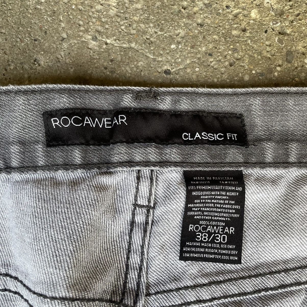 JNCO × Rocawear × Vintage BAGGY VINTAGE Y2K ROCAWEAR GREY DENIM ESSENTIAL JEANS Size US 38 / EU 54 - 10 Thumbnail