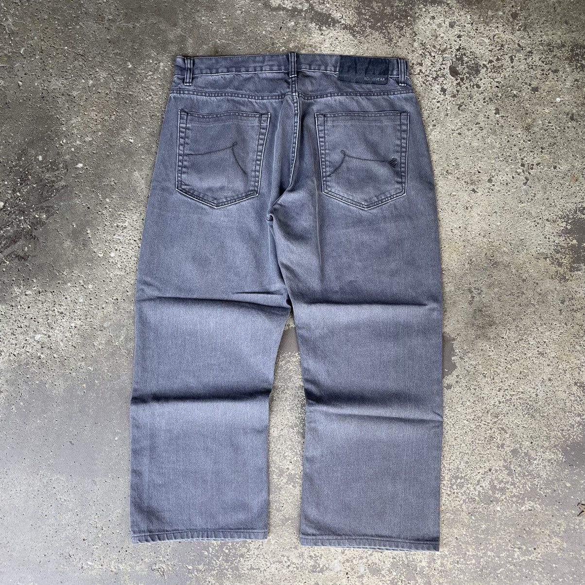 JNCO × Rocawear × Vintage BAGGY VINTAGE Y2K ROCAWEAR GREY DENIM ESSENTIAL JEANS Size US 38 / EU 54 - 1 Thumbnail