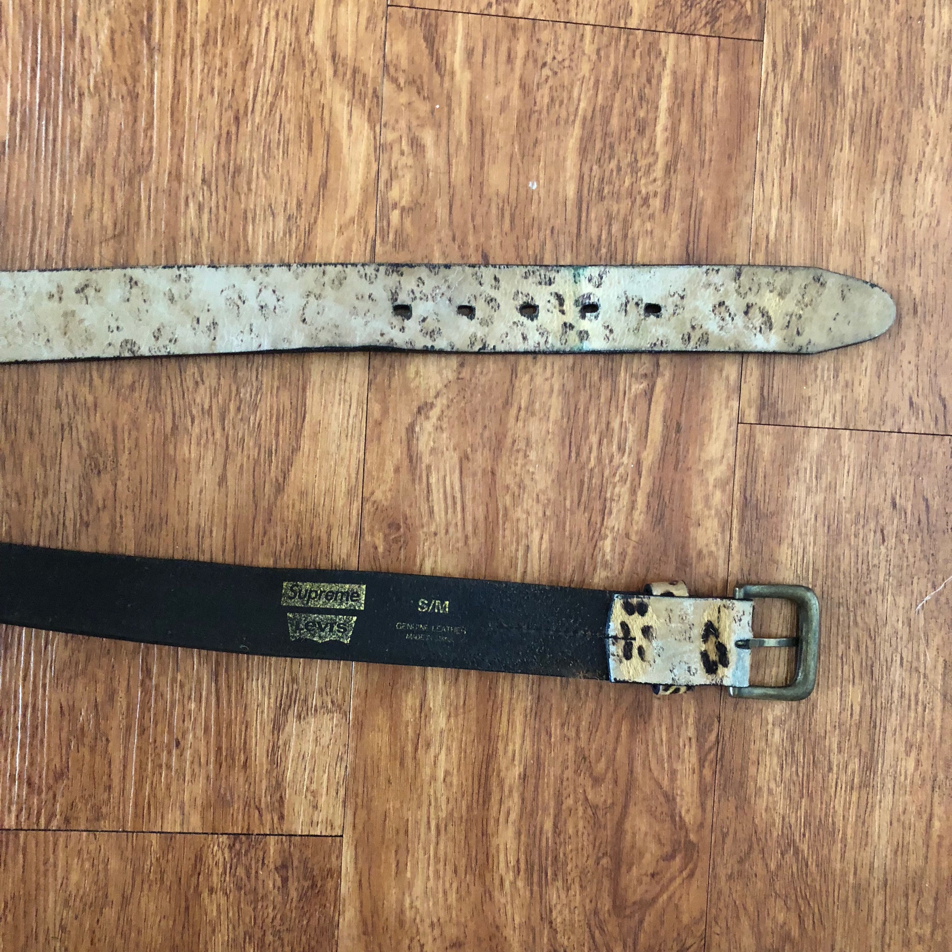 Supreme pony hair belt (XL)