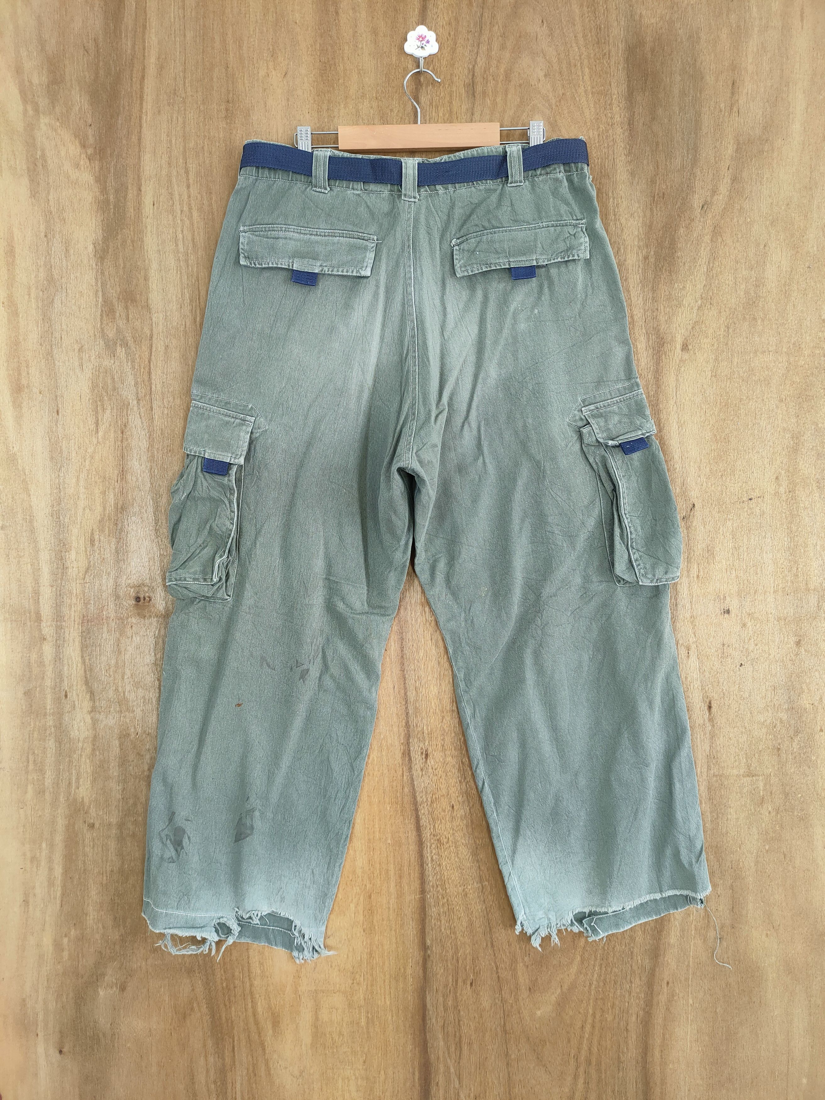 Hobo HOBO FADED BAGGY CARGO PANTS Size US 34 / EU 50 - 1 Thumbnail