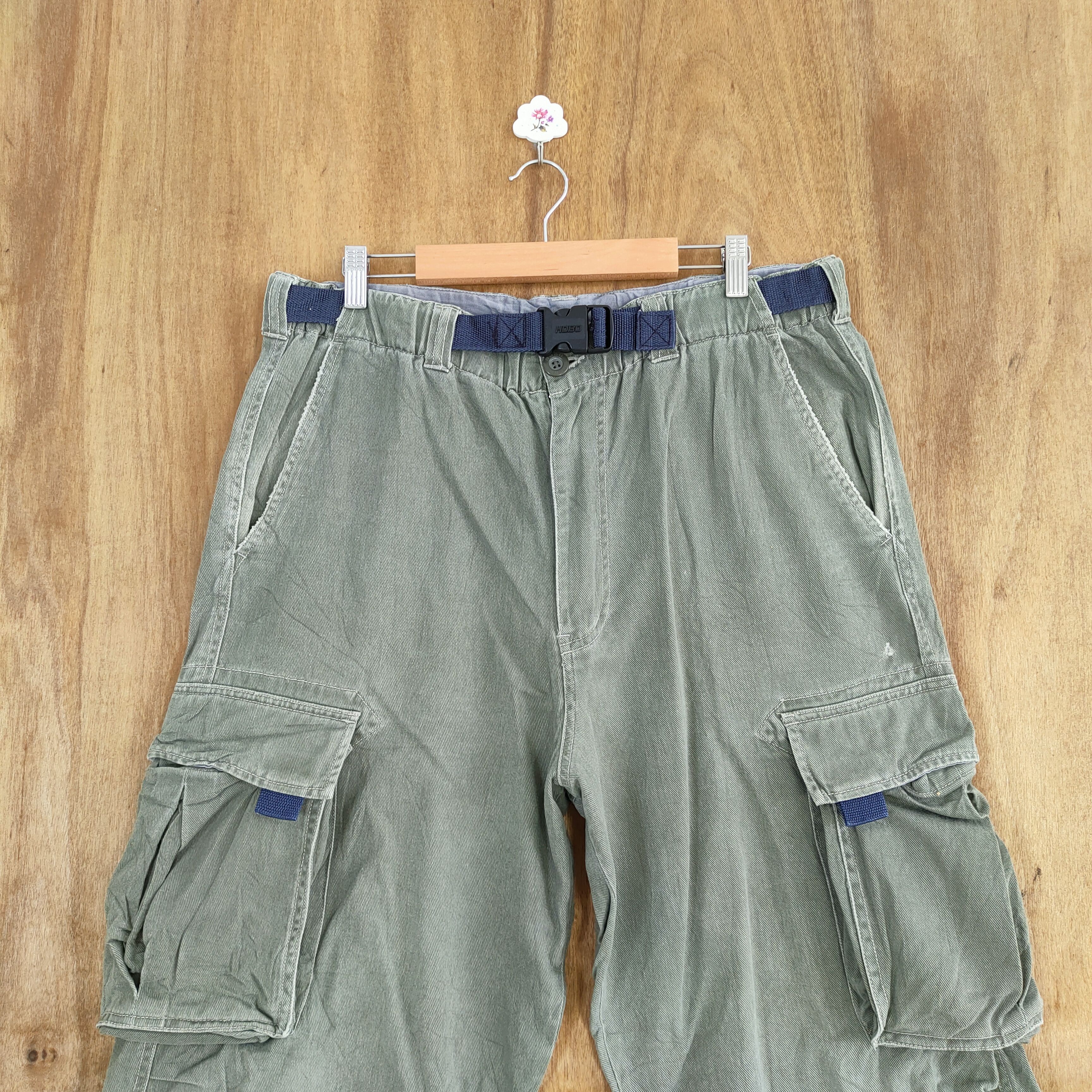 Hobo HOBO FADED BAGGY CARGO PANTS Size US 34 / EU 50 - 4 Thumbnail