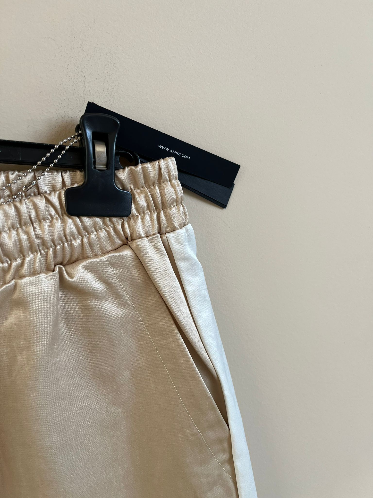 Amiri Drawstring Trackpant in Champagne/White Size US 34 / EU 50 - 7 Thumbnail
