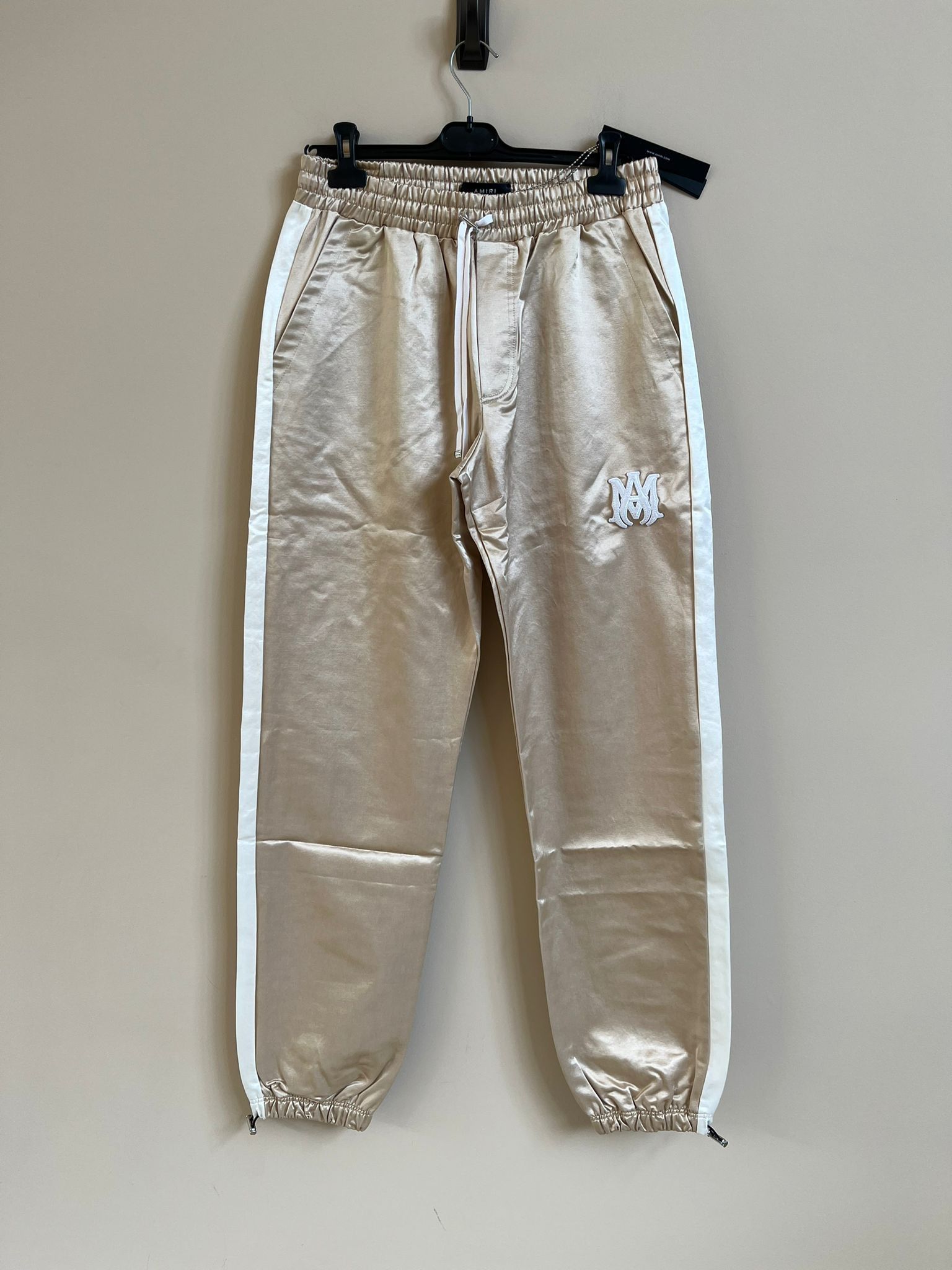 Amiri Drawstring Trackpant in Champagne/White Size US 34 / EU 50 - 2 Thumbnail