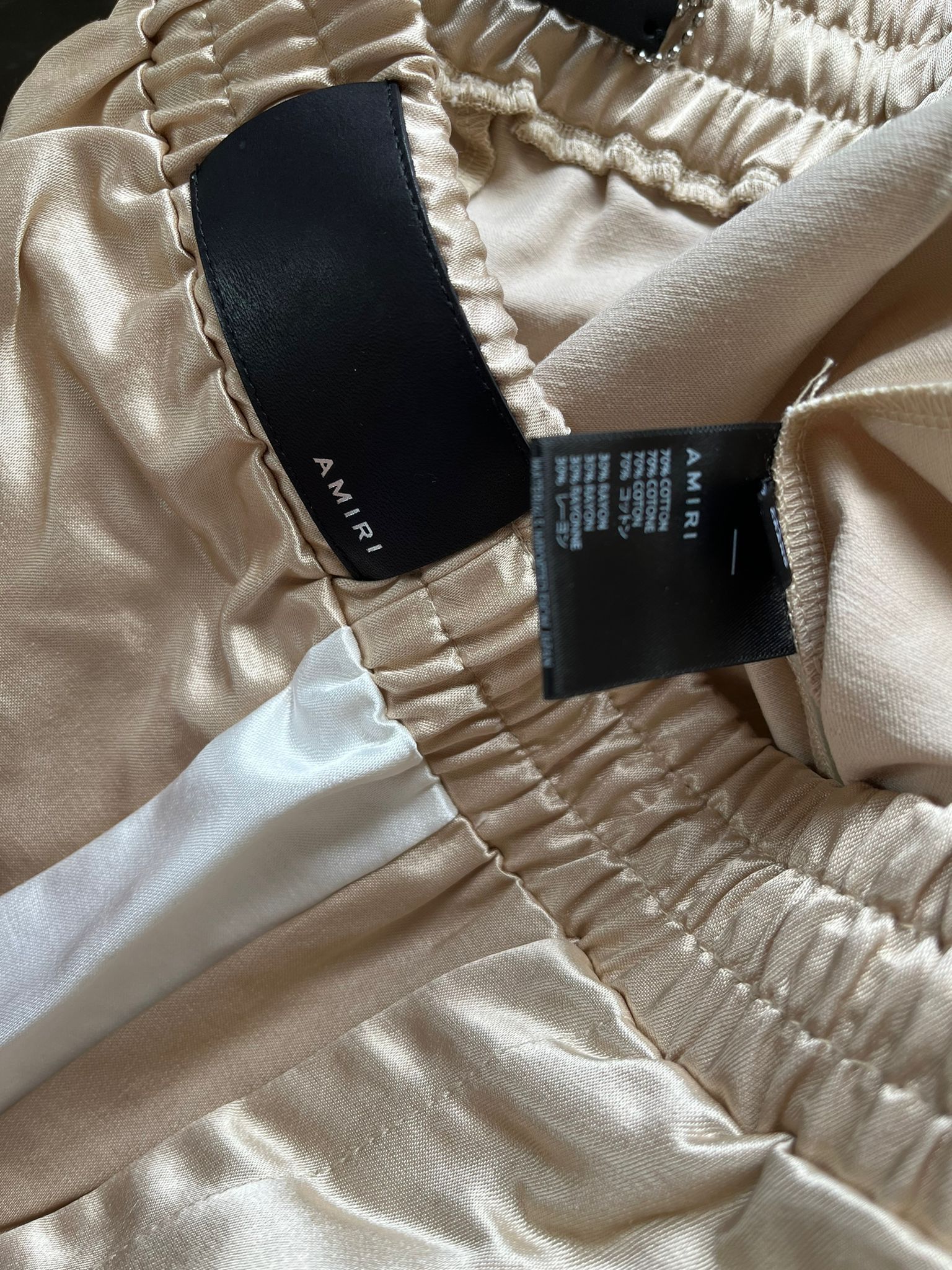 Amiri Drawstring Trackpant in Champagne/White Size US 34 / EU 50 - 13 Thumbnail