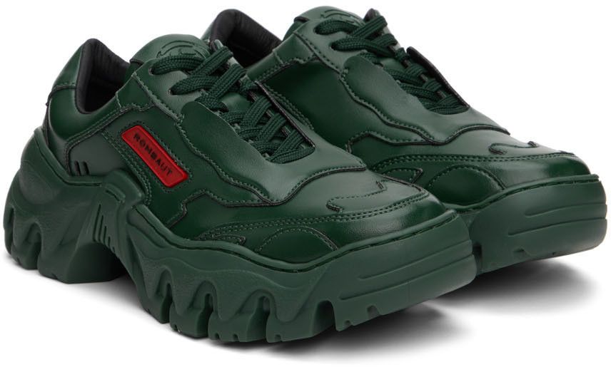 Rombaut Rombaut Green Boccaccio II Sneakers FW 2022 Size US 10 / EU 43 - 1 Thumbnail