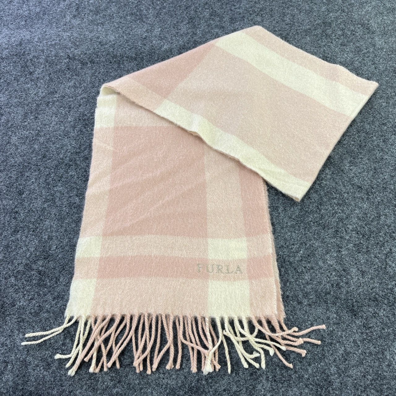 Furla × Vintage FURLA PLAIN SCARVES / MUFFLER / NECKWEAR T701 Size ONE SIZE - 3 Thumbnail