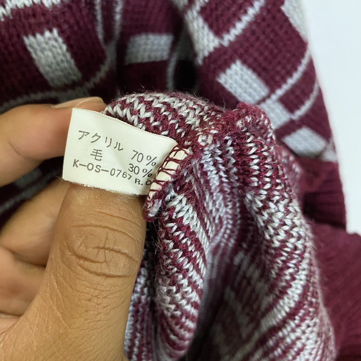 Aran Isles Knitwear × Japanese Brand Vintage Japan Wool Pull Over Knitwear Sweater Jumper Size XS / US 0-2 / IT 36-38 - 9 Thumbnail
