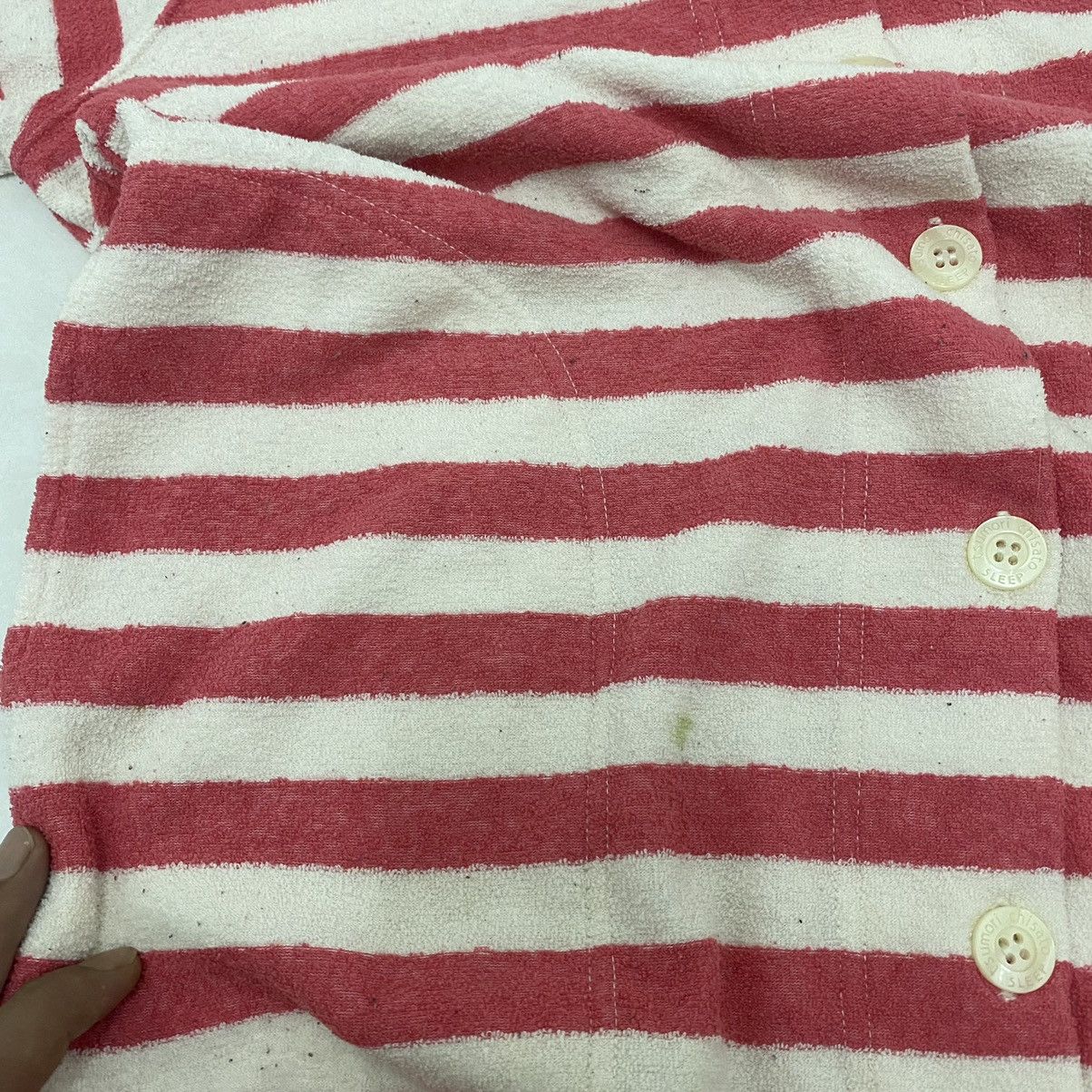 Issey Miyake × Japanese Brand × Ne-Net Vintage Tsumori chisato by Issey Miyake Fleece Button Up Size L / US 10 / IT 46 - 8 Thumbnail