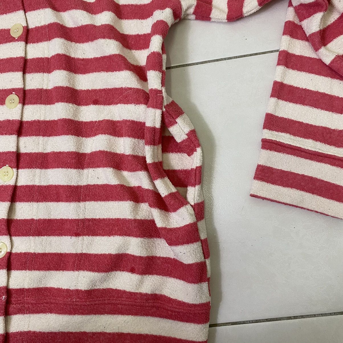 Issey Miyake × Japanese Brand × Ne-Net Vintage Tsumori chisato by Issey Miyake Fleece Button Up Size L / US 10 / IT 46 - 6 Thumbnail