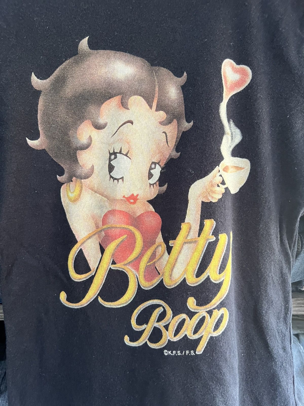 Cartoon Network 🔥Vintage Betty Boop Long Sleeves Size S / US 4 / IT 40 - 7 Thumbnail