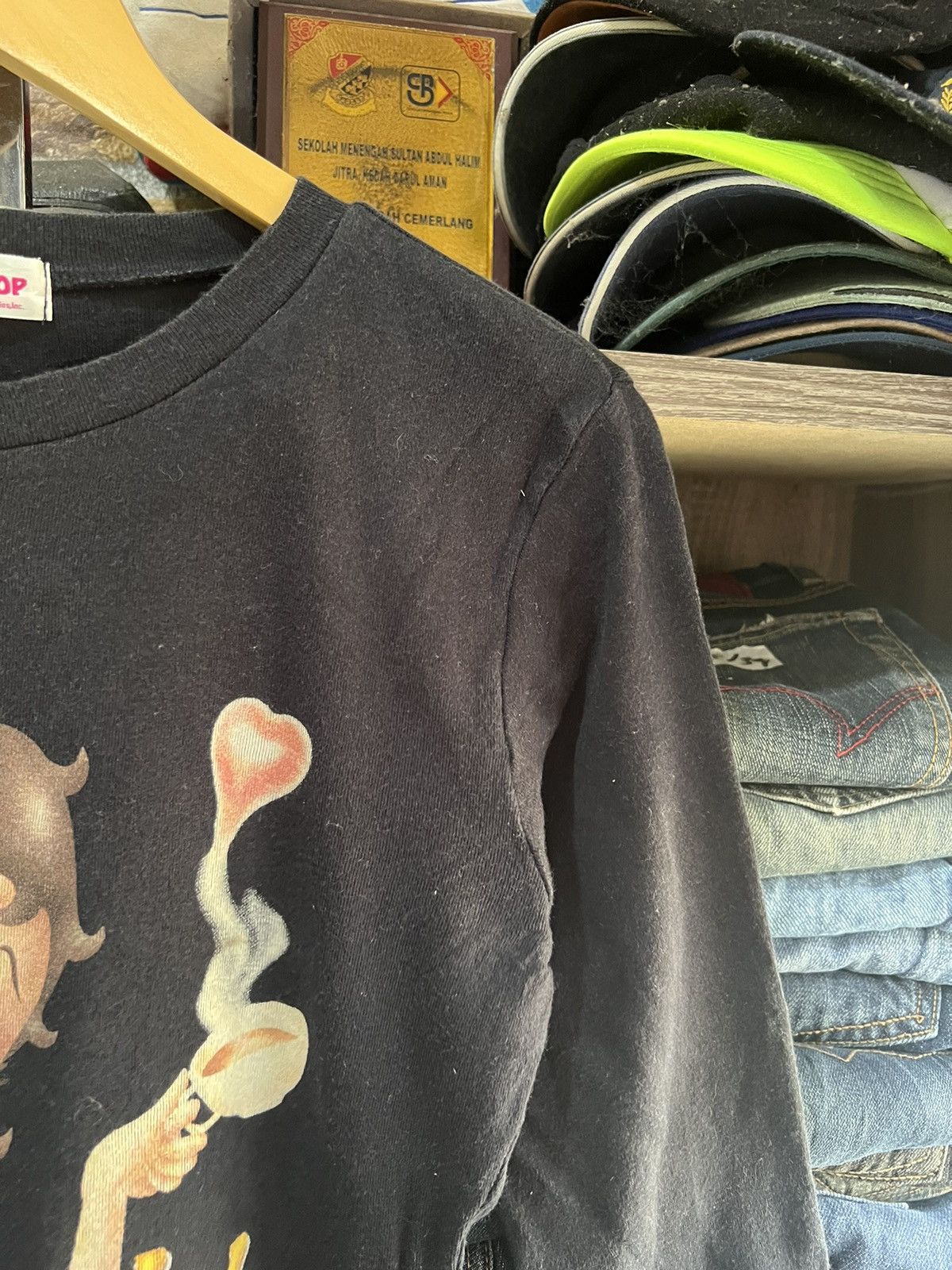 Cartoon Network 🔥Vintage Betty Boop Long Sleeves Size S / US 4 / IT 40 - 4 Thumbnail