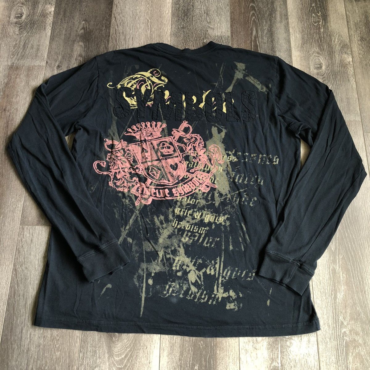 Vintage Vintage 2000s 12 Symbols Raw Strength Graphic Longsleeve Tee Size US XL / EU 56 / 4 - 2 Thumbnail