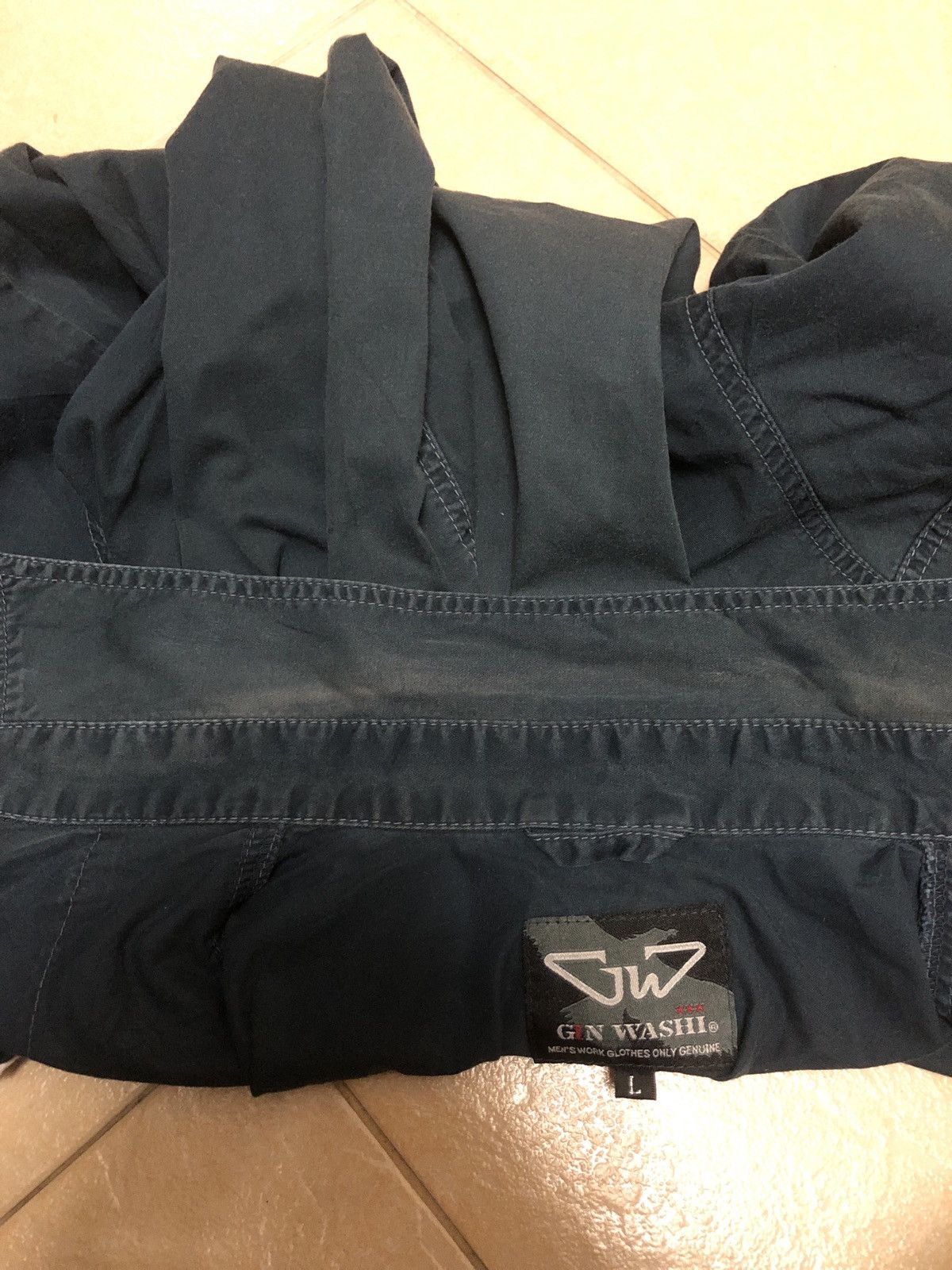 Japanese Brand Gin Washi Worker Jacket Size US L / EU 52-54 / 3 - 8 Thumbnail