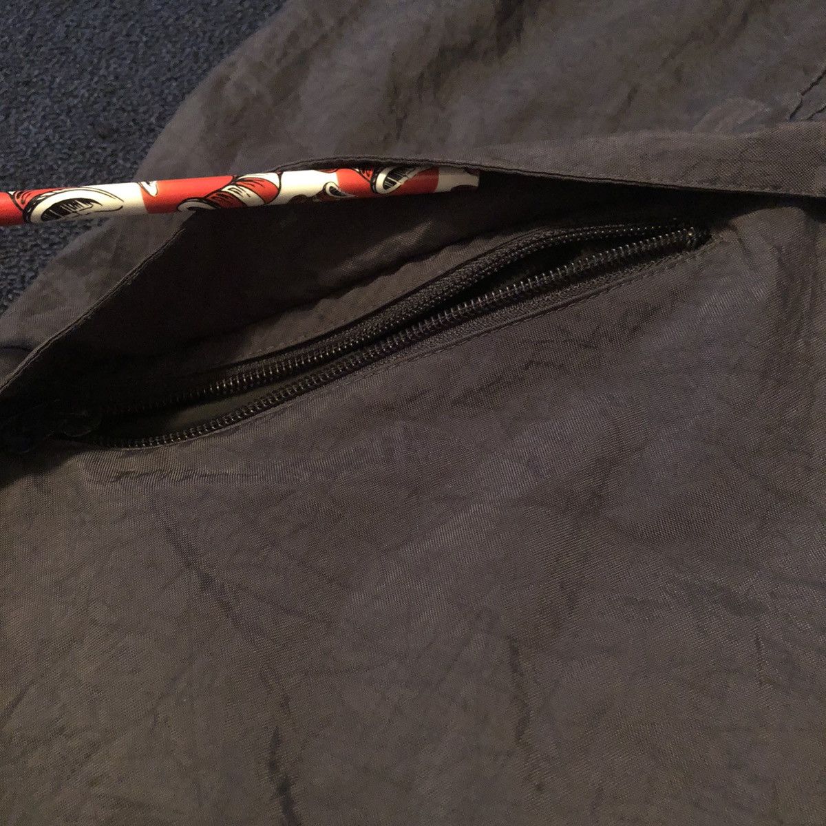 Nike Vintage 1990s Nike Swoosh Zip Jacket Windbreaker Hood Parka Size US L / EU 52-54 / 3 - 10 Thumbnail