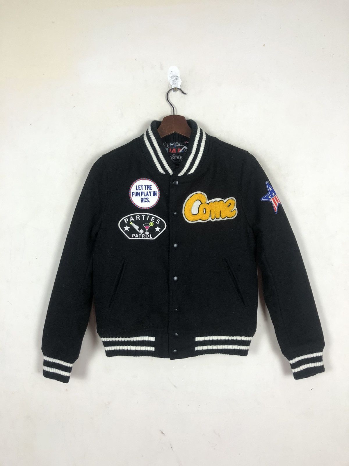Japanese Brand Rodeo Crowns House of Parties Wool Varsity Size US S / EU 44-46 / 1 - 2 Thumbnail