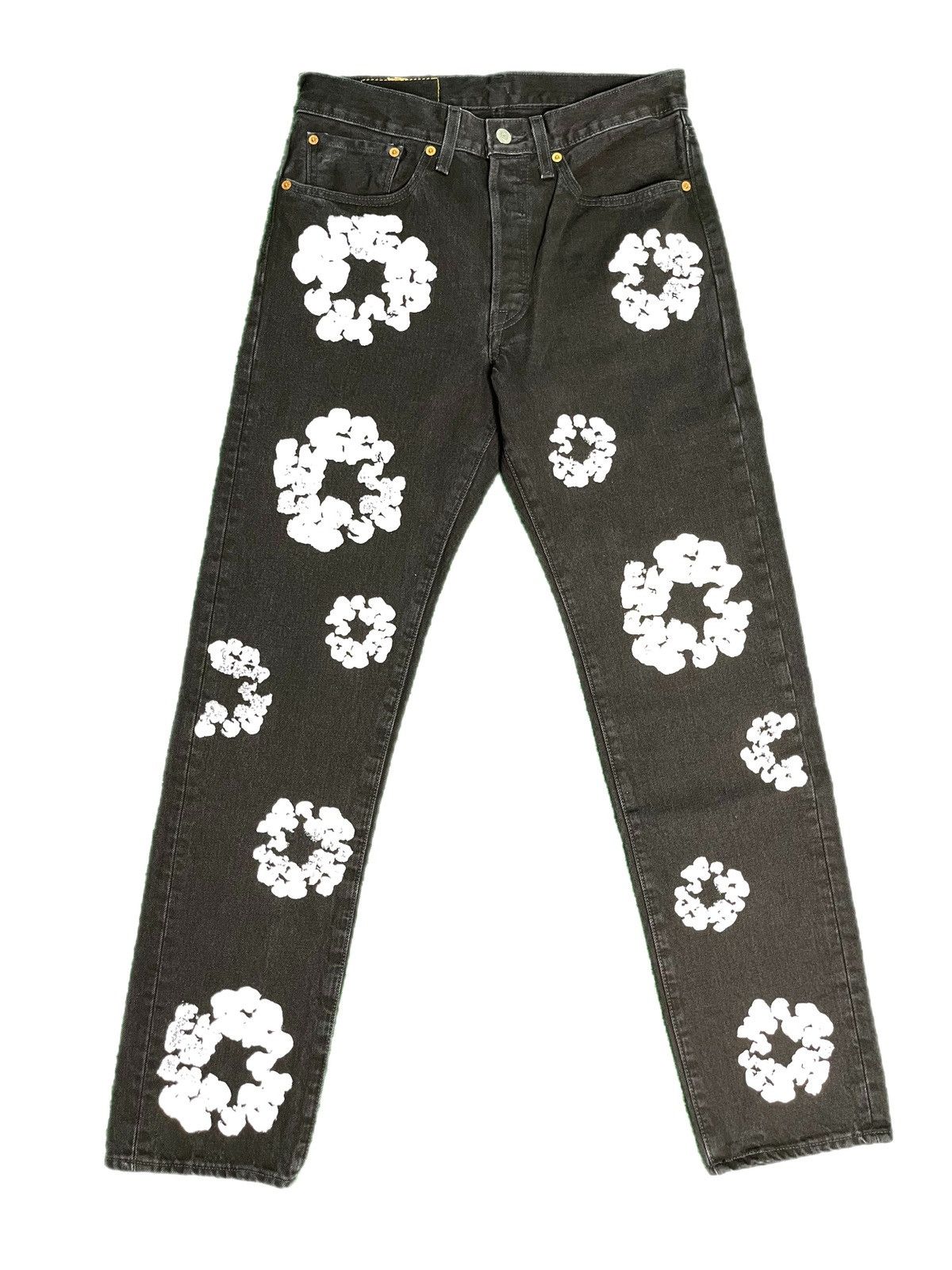 DENIM TEARS Denim Tears Cotton Wreath Jean Black Size US 30 / EU 46 - 1 Thumbnail