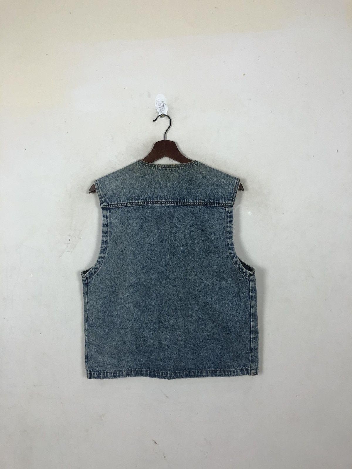 Japanese Brand × Vintage Vintage Duck Dam Denim Vest Size US L / EU 52-54 / 3 - 5 Thumbnail