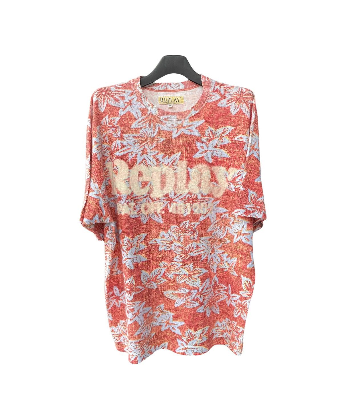 Le Grande Bleu (L.G.B.) Replay Vintage Floral Full Print Tshirt Size US XL / EU 56 / 4 - 1 Thumbnail