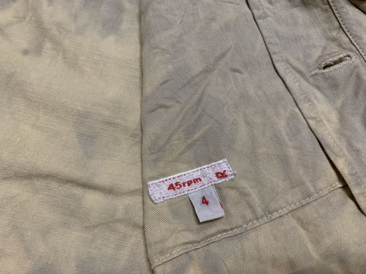 45rpm × Midnight Studios 45rpm jacket - 45 rpm hand bleach Jacket Size US M / EU 48-50 / 2 - 6 Thumbnail
