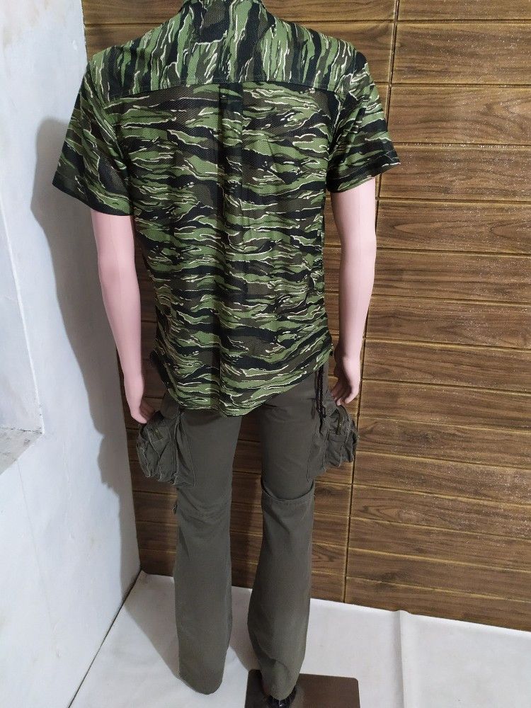 Japanese Brand 🔥 Root Three Multipocket Cargo Tactical Flared Pants Size US 29 - 6 Thumbnail
