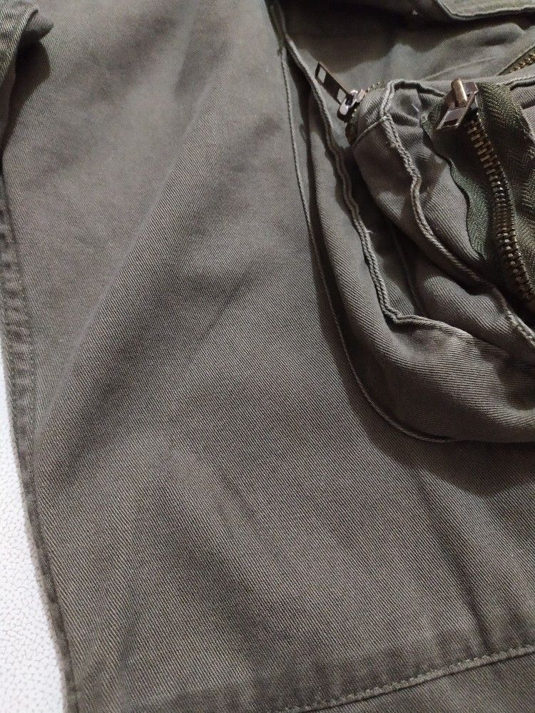 Japanese Brand 🔥 Root Three Multipocket Cargo Tactical Flared Pants Size US 29 - 15 Thumbnail