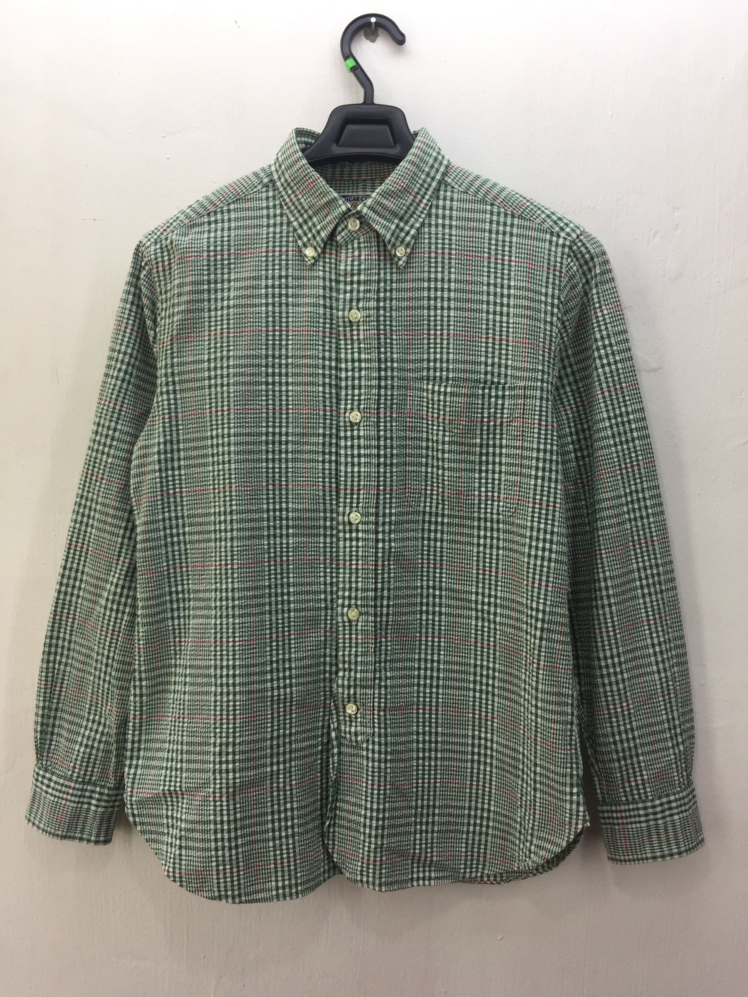 Sugar Cane SUGAR CANE LIGHT CHECKERED NICE DESIGN SHIRT Size US M / EU 48-50 / 2 - 1 Thumbnail
