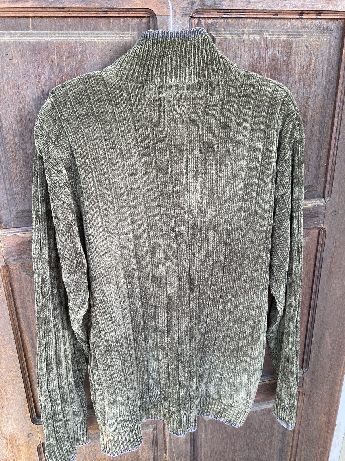 Aran Isles Knitwear × Gianni Valentino × Vintage Vintage Gianni Valentino Half Zip Sweater Jumper Size US M / EU 48-50 / 2 - 3 Thumbnail